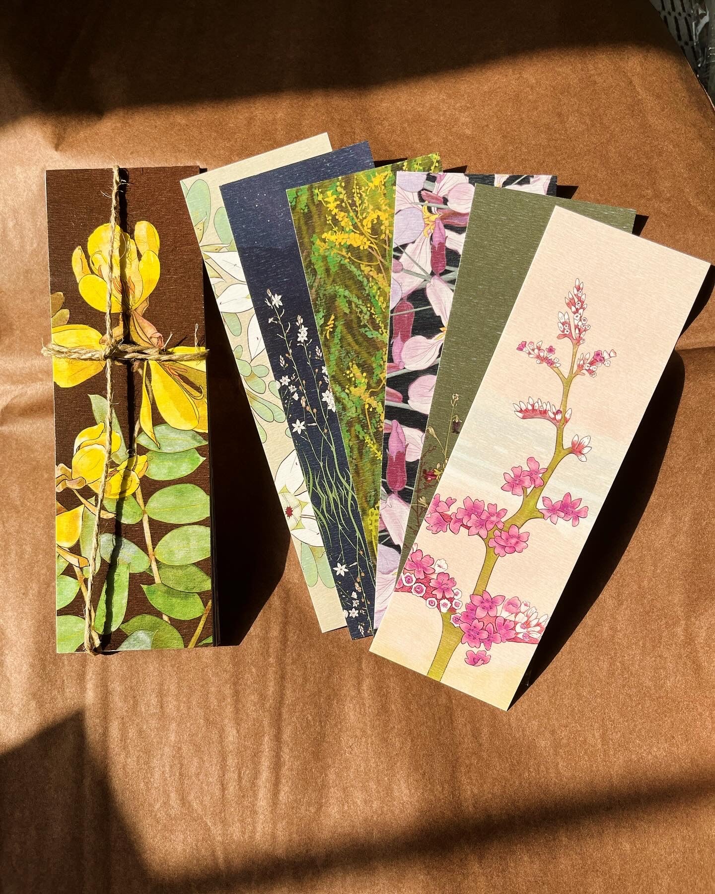 Wildflower Bookmarks (set of 7 unique designs)